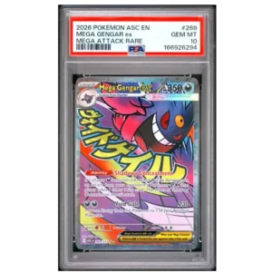 Mega Gengar ex #269 – Ascended Heroes – PSA 10