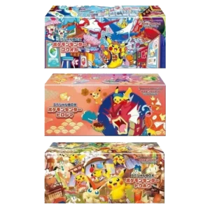 Pokemon Center Japan Card Special Box Tohoku Hiroshima Fukuoka 3 Set Sealed