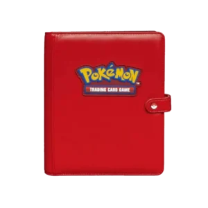 Ultra Pro Pokemon 4 Pocket Premium Snap Binder RED