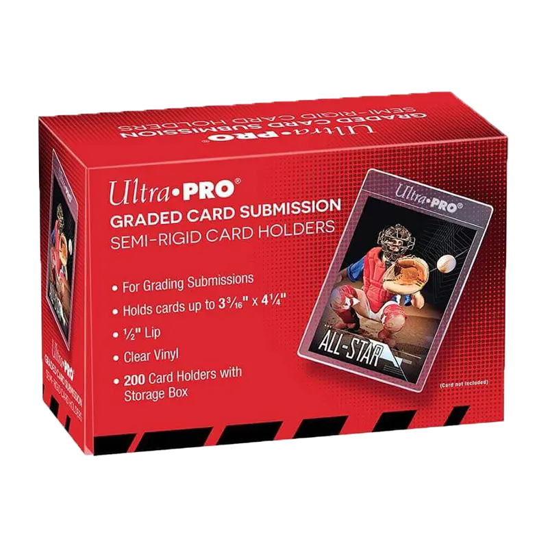 Ultra Pro Semi-Rigid 1/2" Lip Tall Sleeves 200 Pack