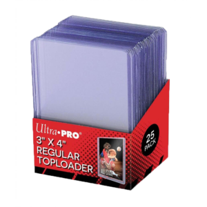 Ultra Pro 3" x 4" 35pt Clear Toploader 25-Pack